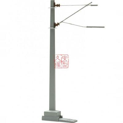 久安铁道 1:87 模型场景 VIESSMANN 4125 接触网标准支柱 方水泥