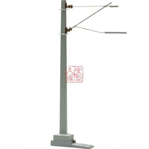 久安铁道 1:87 模型场景 VIESSMANN 4125 接触网标准支柱 方水泥