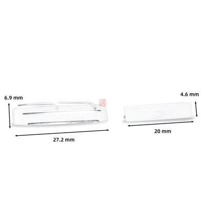 Herpa 1:87 053938 Volvo无标志的雨刷面板+有标志的中网 白色