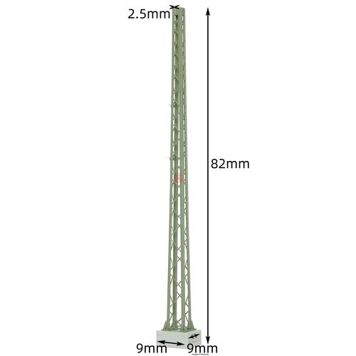 N比例1:160 VIESSMANN 4315铁路接触网 软横跨钢架立柱 高82mm