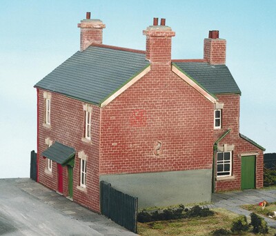 久安铁道PECO WILLS匠人系列建筑模型OO/HO CK11 两层转角村舍