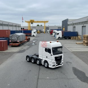 久安铁道汽车模型1:87Herpa 316958 MAN TGX GX 四轴重卡