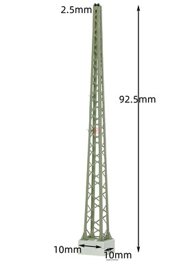 N比例1:160 VIESSMANN 4316铁路接触网 软横跨钢架立柱 高92.5mm
