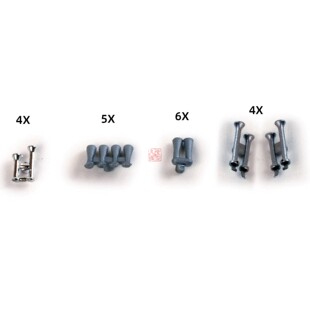 Herpa 1:87 卡车扩展配件 052825 模型卡车顶部气笛 共计19个