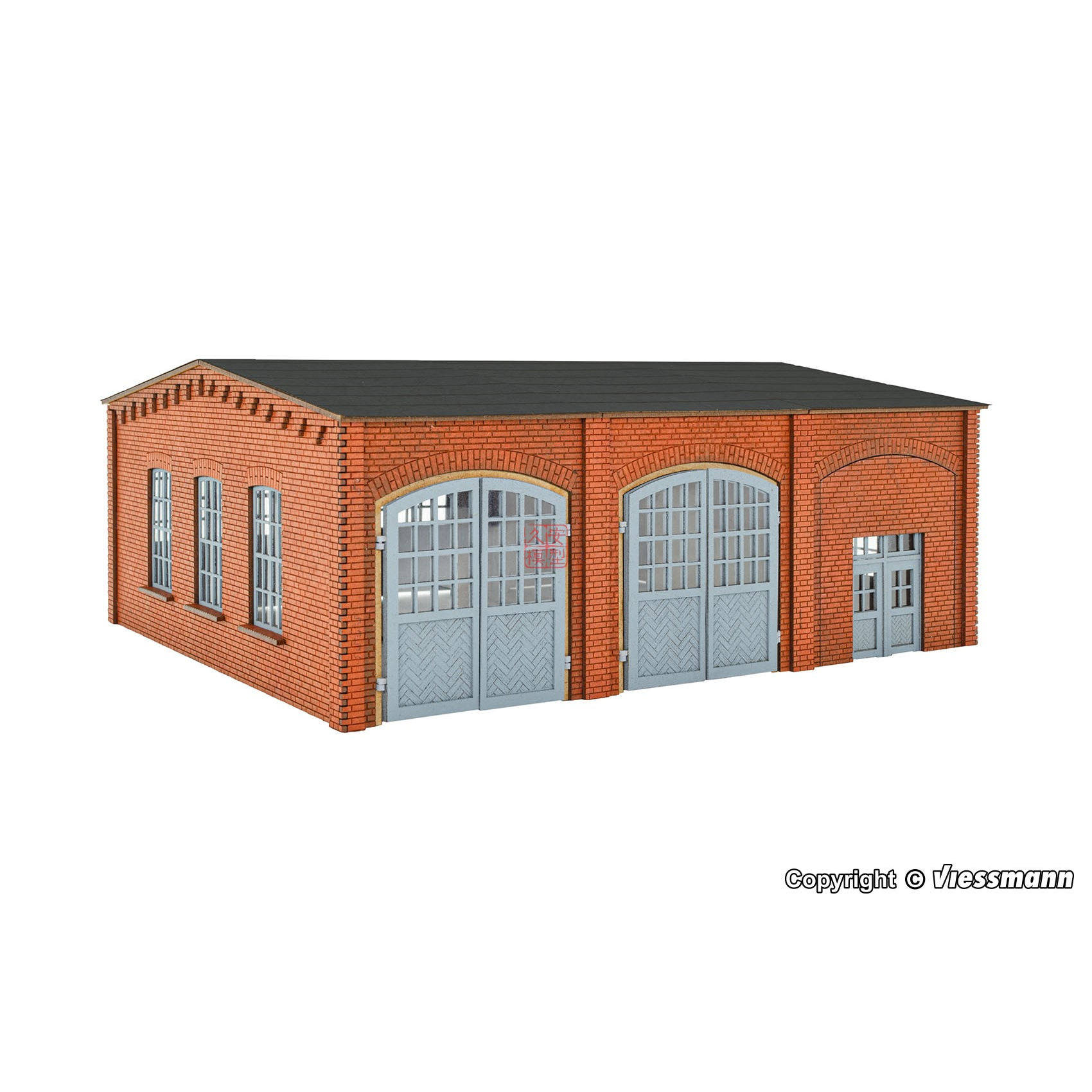 久安铁道沙盘建筑模型1:160N比例VOLLMER 47558 汽车修理厂