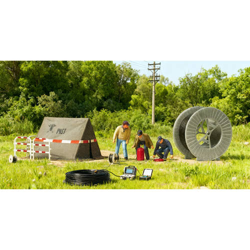 久安铁道 仿真人物 微缩小人 1:87 PREISER 10374 电信抢修