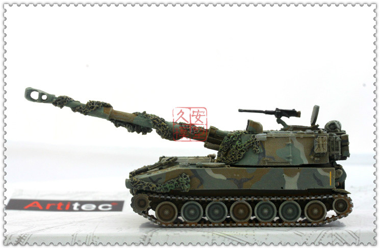 ARTITEC1:87 6870123 155毫米M109A2自行榴弹炮美军MERDC迷彩伪装 玩具/童车/益智/积木/模型 坦克/军事战车 原图主图