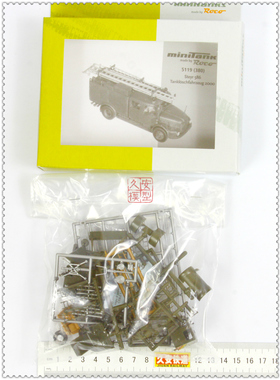Roco Minitank 1:87 05119 斯太尔586 TLF 2000救火车 5吨