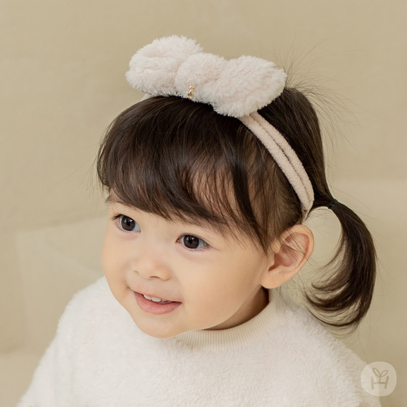 韩国进口女婴儿蝴蝶结发带束发带春秋季发箍宝宝发饰婴幼儿头饰