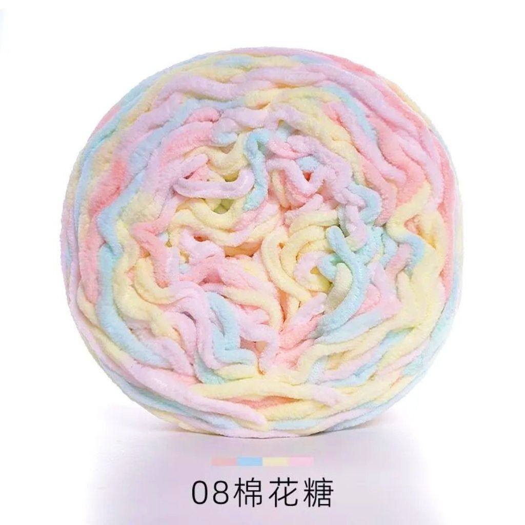 【五送一】两冰条线毛线手工优质材料勾针钩拖鞋编织钩织粗毛线