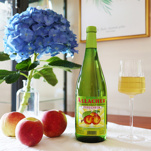 桃香浓郁 奥地利 Allacher桃子酒 果酒微醺 100%桃子发酵1L阳酤家