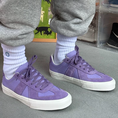 极路客美式复古男女低帮德训鞋小白鞋耐磨专业滑板鞋运动板鞋