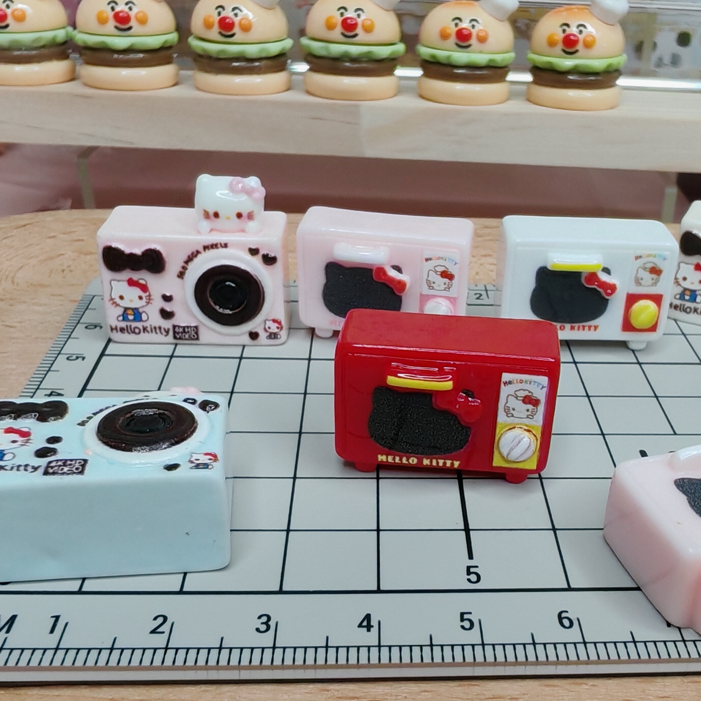 微缩仿真kt烤箱相机diy树脂配件小卡钥匙扣配饰过家家解压玩具