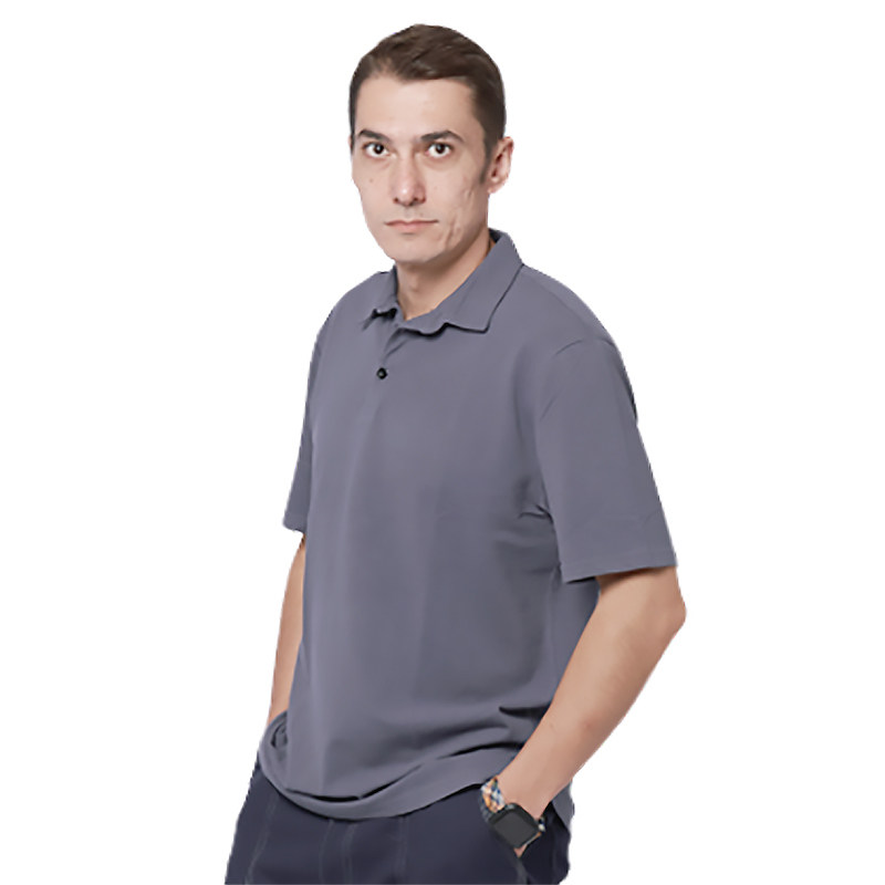 耐固全棉定制印logo男短袖Polo衫
