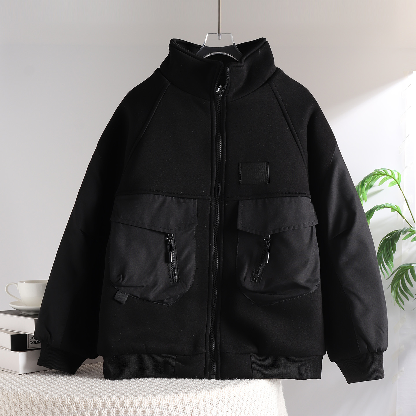 男童夹棉加厚外套中大童