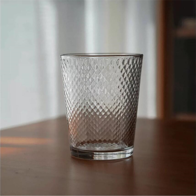 钢化玻璃水杯美式咖啡杯加厚耐热绿茶杯果汁牛奶杯洋酒杯啤酒杯