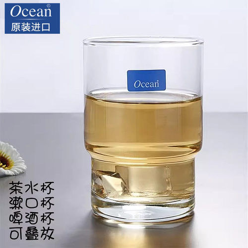 耐热玻璃酒店宾馆可叠漱口杯水杯