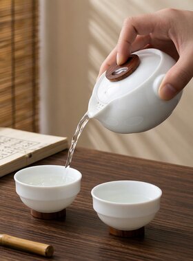 便携旅行茶具套装德化陶瓷礼品