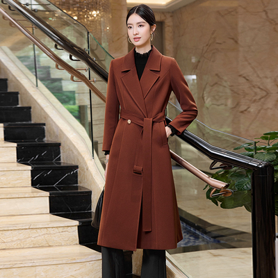 高级感气质2025新款中长款风衣