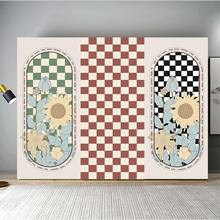 简约玻璃门改造衣柜贴纸推拉门贴画移门翻新定制衣橱简欧自粘贴