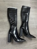 36码 高瑞品质外贸 头层牛皮长靴女靴35