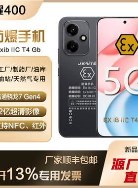 honor/荣耀 荣耀400智能防爆手机化工厂石油EX本安NFC红外2亿IP68