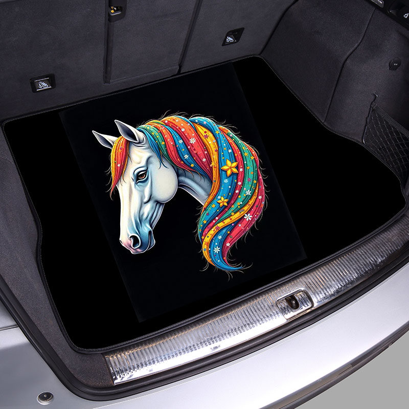 中国风马专车定制后备箱垫子尾箱卡通宝马1系2系5系X1X5X3ix3i4i5