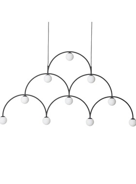 Y Bounce 169 pendant lamp ph 北欧简约别墅豪宅客厅10头吊灯