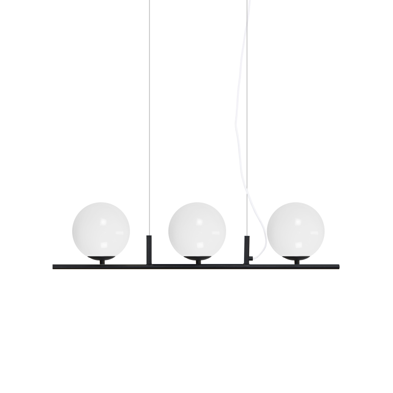 Y 瑞典进口 GL Luna T ceiling lamp 北欧简约黑色三头吊灯