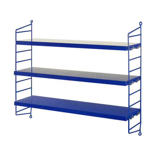 Y String shelf Pocket cobalt 壁挂置物架收纳架