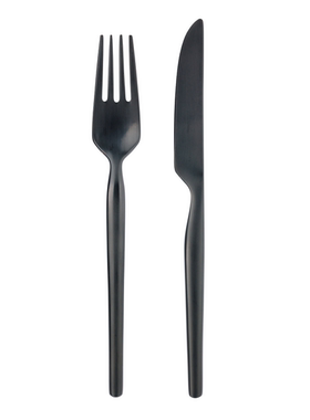 Y Gense 丹麦正餐甜点刀叉四件套 Dorotea Night dessert cutlery