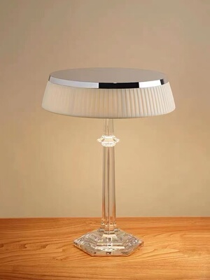 古镇宝辉明珠客厅简约水晶台灯