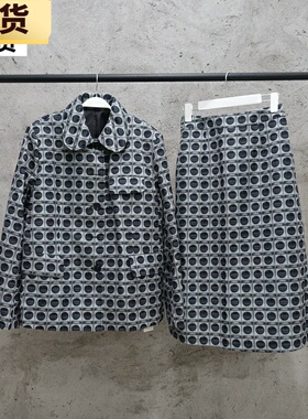 【现货】MONA小西装套装女气质轻熟风春装法式复古半身裙两件套