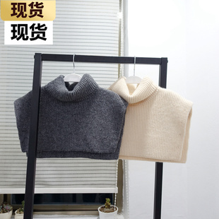 【现货】MONA 个性保暖围脖套头新款领圈韩版女款保暖针织加厚脖