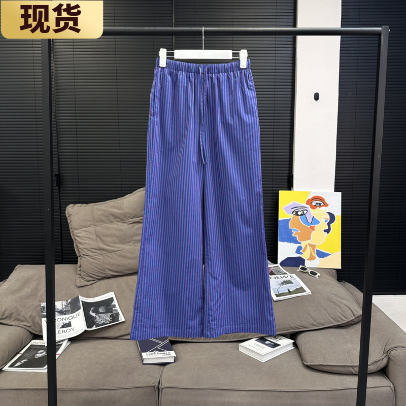 VC新年第一瘦条纹裤长裤