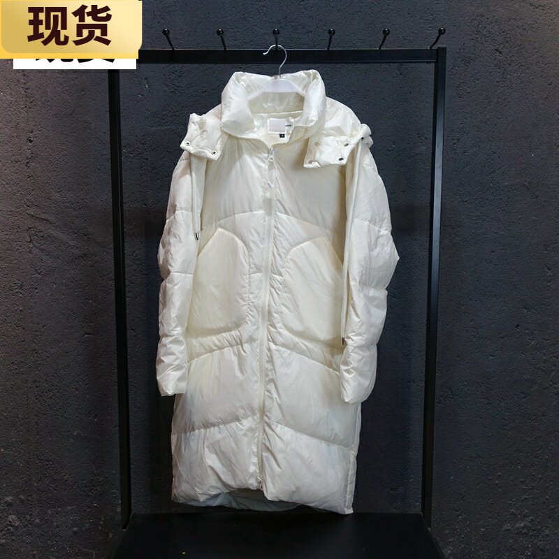 【现货】VC 大被子手套羽绒服女冬新款中长款保暖连帽羽绒衣外套