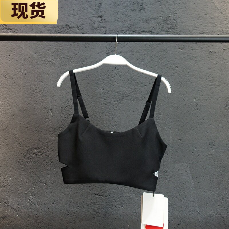 【现货】美美【偷偷性感吧】内搭高手夏季镂空设计露脐打底吊带