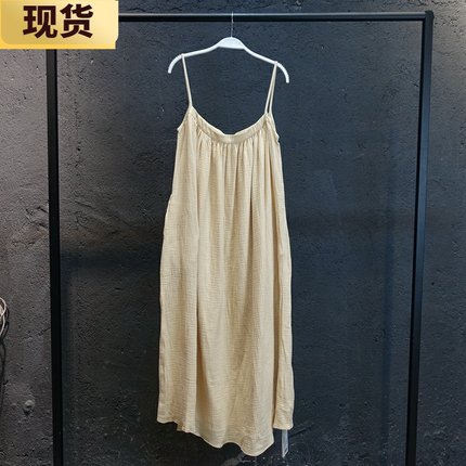 【现货】VC 吊带连衣裙女夏新款修身中长款无袖针织背心裙女