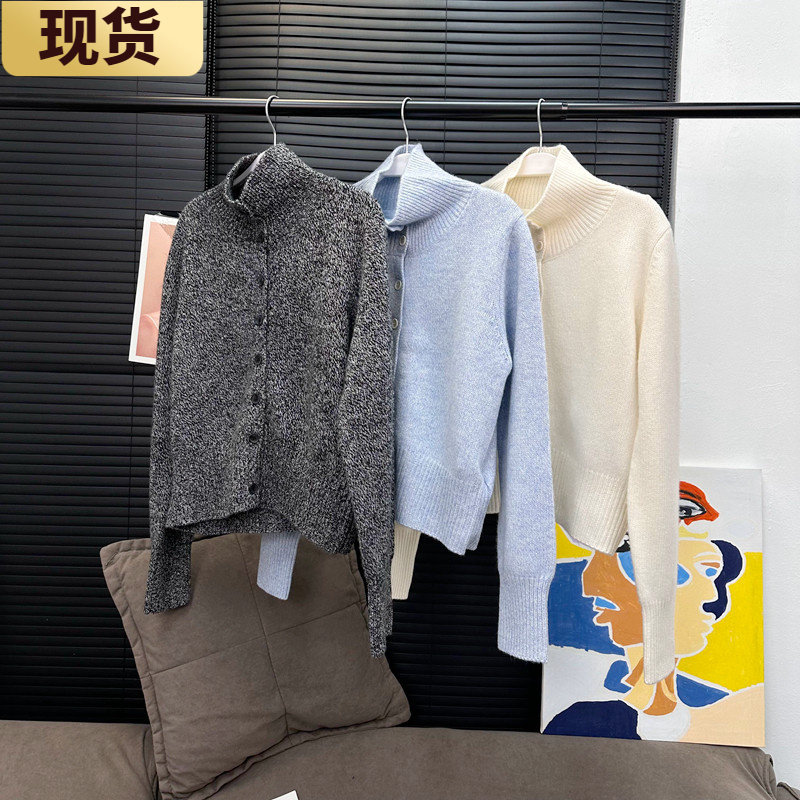 现货VC全羊毛可翻可立杂花毛衣三重奏 RZ254167,女装/女士精品,汉服上装,淘宝优惠券,粉丝福利购,淘宝优惠卷