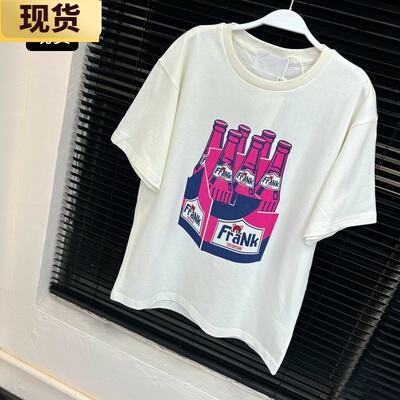 一打啤酒tee短袖针织衫