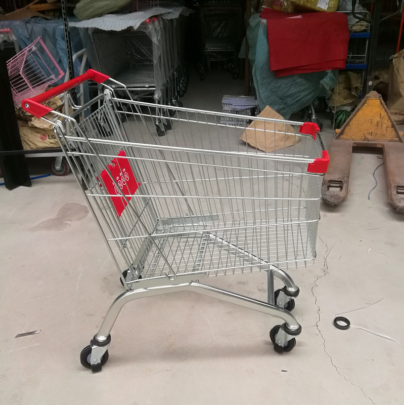 商场手推车买菜小拉车家用购物车物业仓库理货车超市购物车