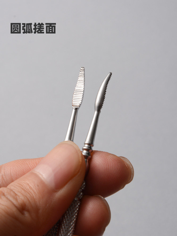 스테인레스 스틸 네일 피커 더블 헤드 네일 그루브 특수 스푼 내향성 네일 도구 이물질 염증 청소 발톱 및 페디큐어 인공물 버클