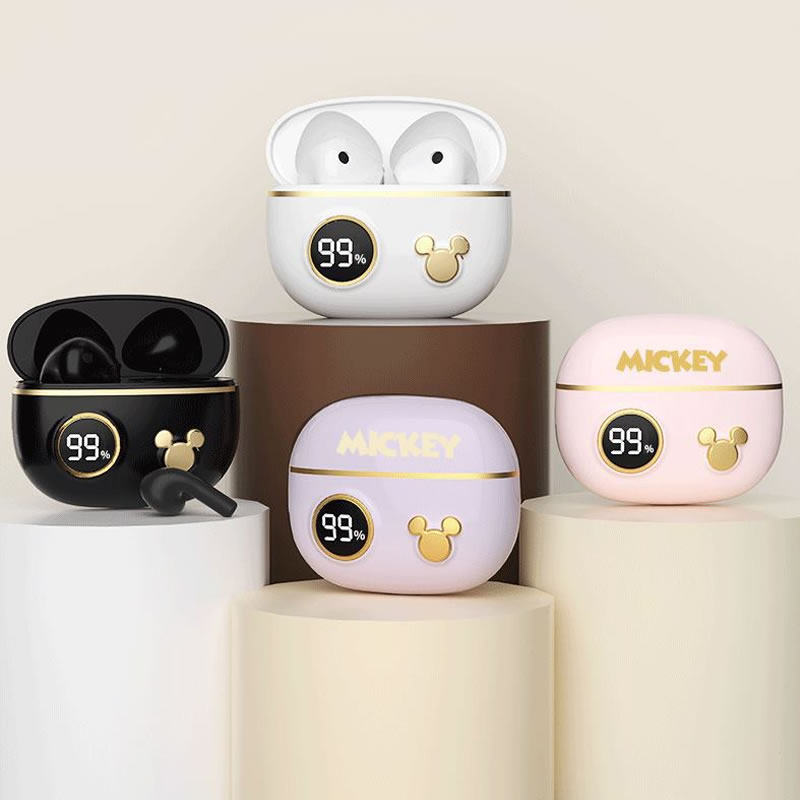 迪士尼正版联名无线蓝牙耳机高音质运动手机通用送女友超长续航
