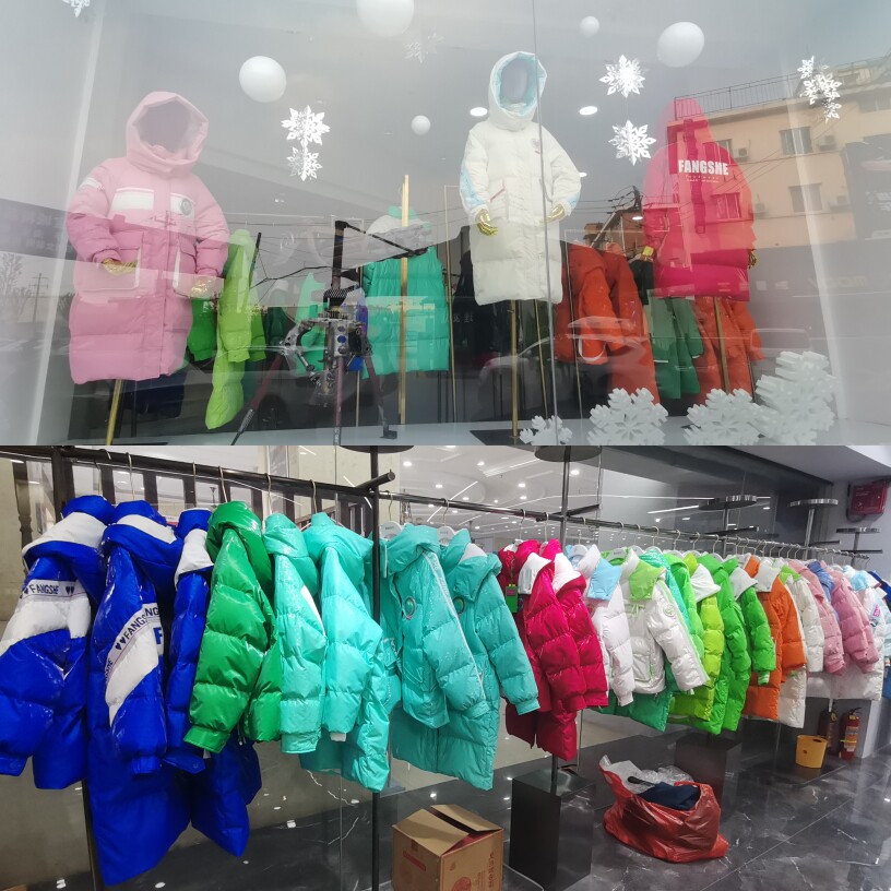 短款羽绒服个性潮款街头