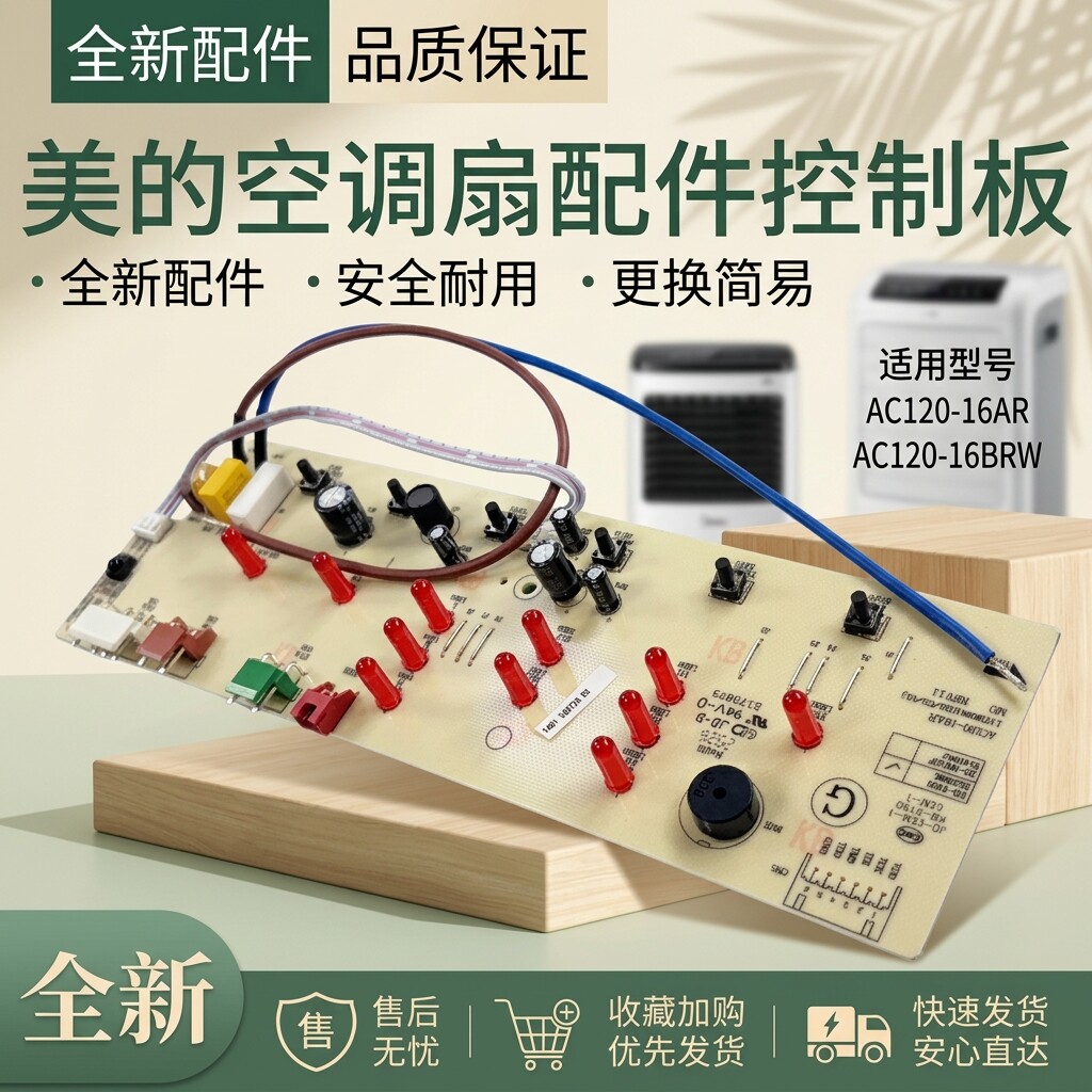 空调扇配件电路板电源板主板全新图片