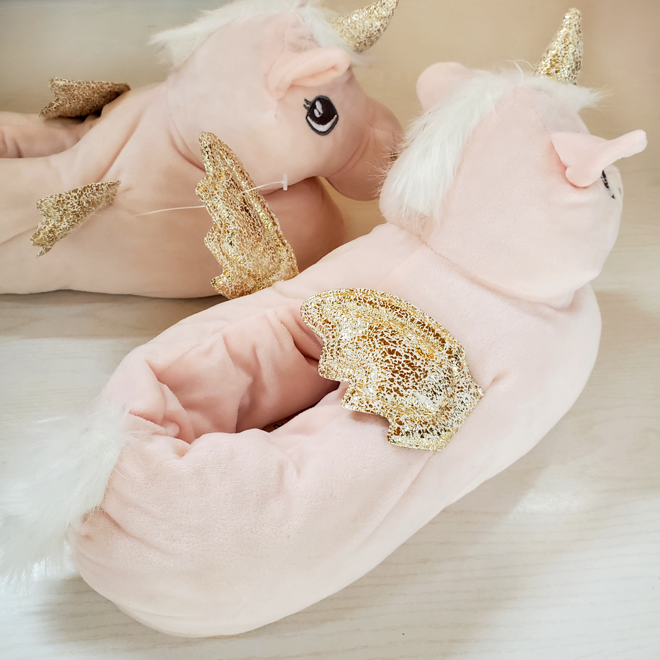 出口订单剩余微瑕秋冬独角兽棉拖