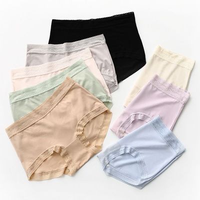 一辈子就认这一款桑蚕丝无痕内裤80支兰精莫代尔大码中腰女士内裤