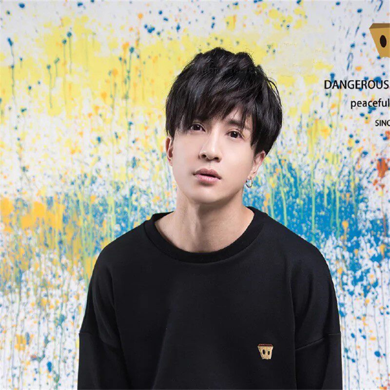 薛之谦同款明星男士假发短发帅气逼真自然斜刘海学生韩版蓬松男神