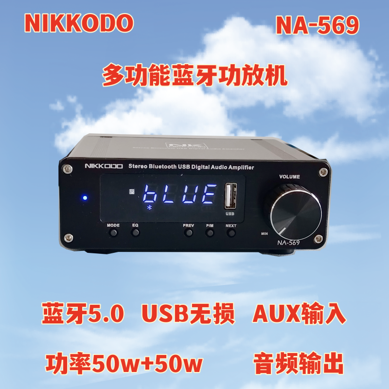 出口欧美新款功放机大功率小型蓝牙发烧数字家用迷你双声道立体声