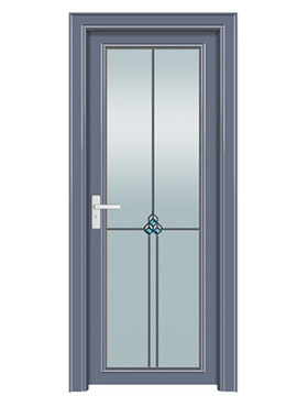 中窄极窄简约卫生间门双层钢化玻璃铝合金卫生间厕所门浴室门厨房